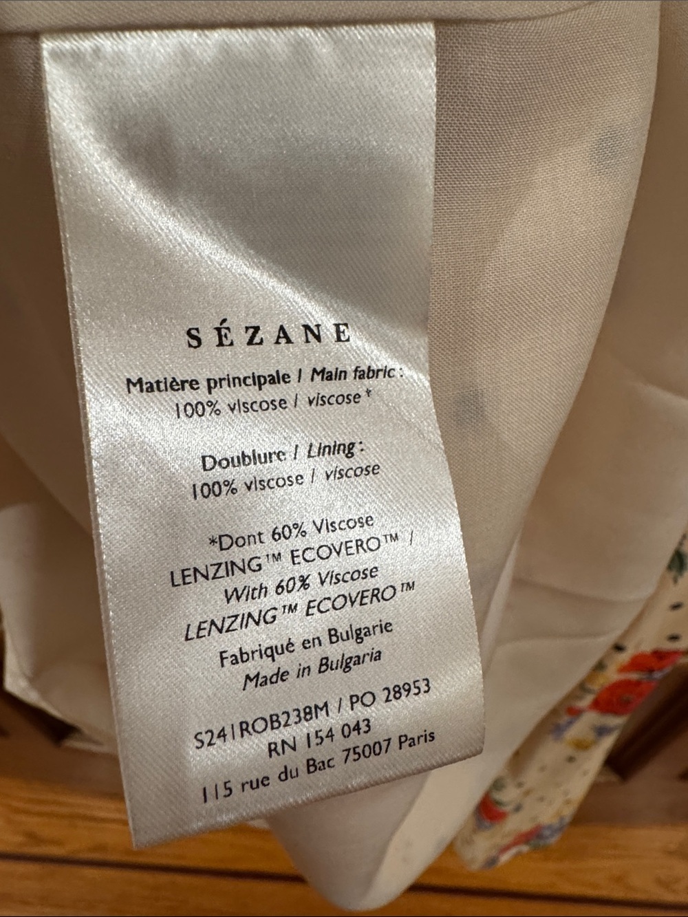 SÉZANE Dorotha Dress Sz 38/ US 6 - Picture 11 of 12